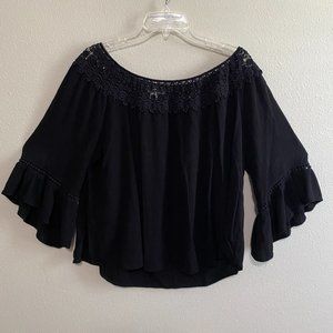 Off the Shoulder Top or boat neckline option,  Size 1X by Studio Woman JPR
